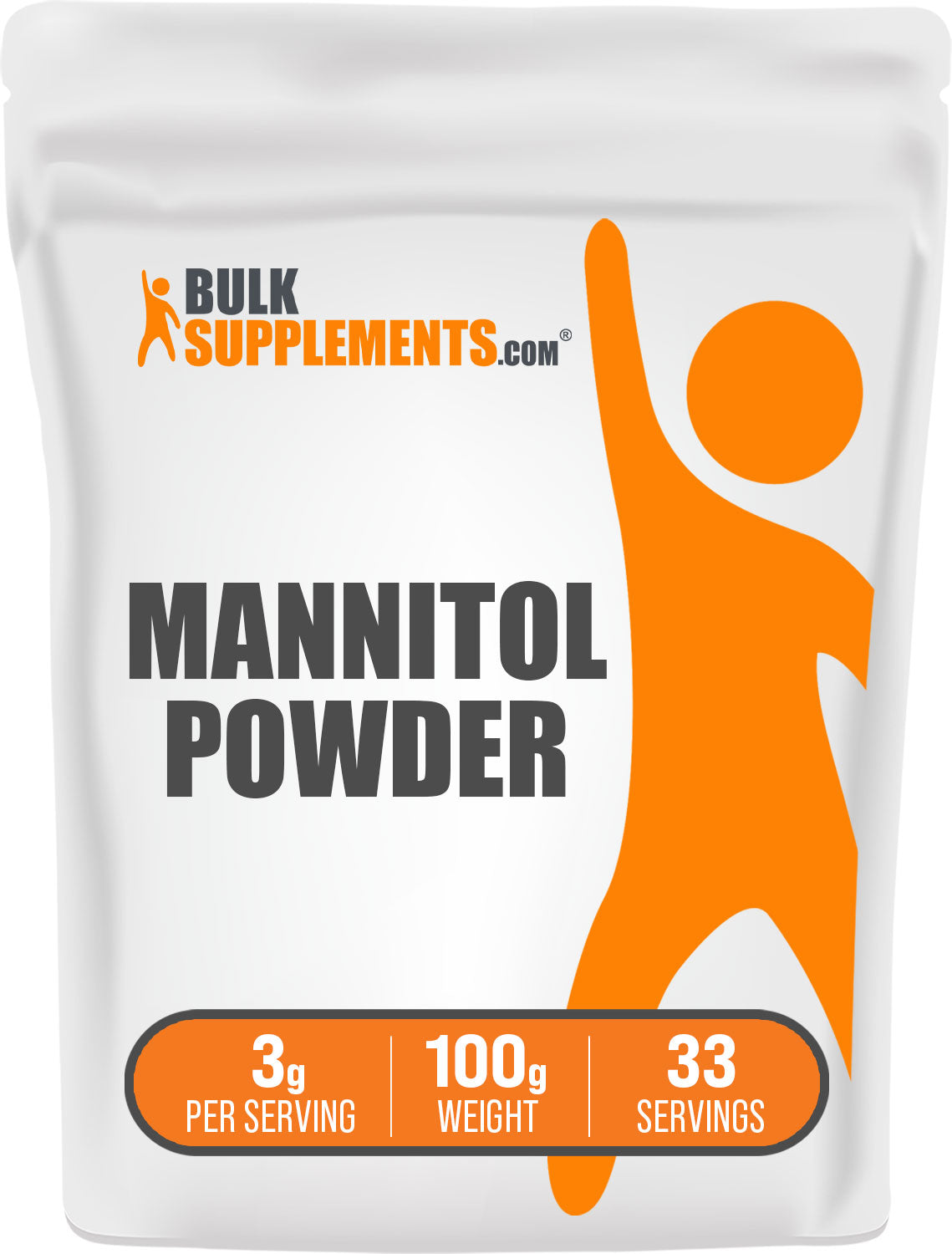 BulkSupplements Mannitol Powder 100g bag
