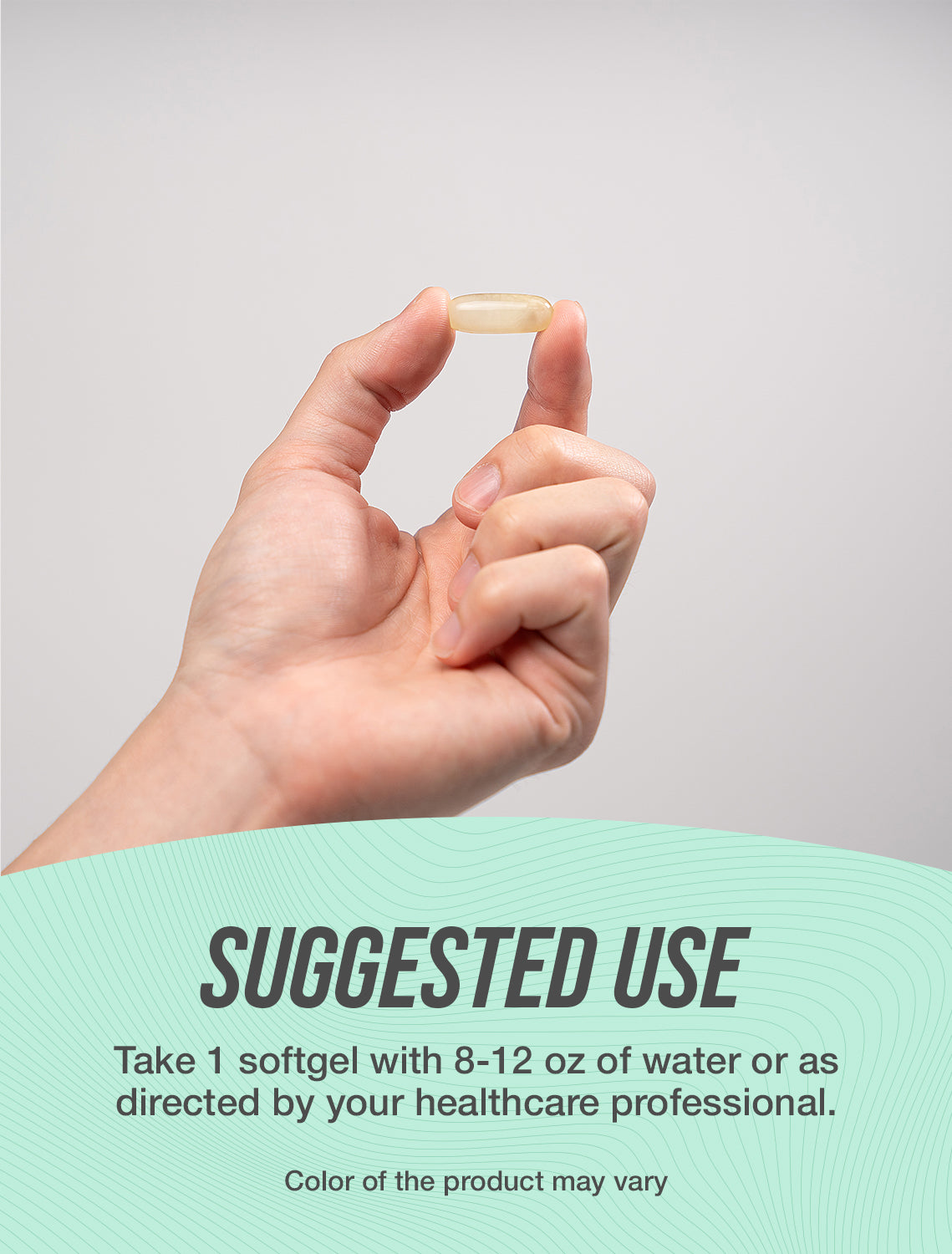 Marine Collagen softgels suggested use image