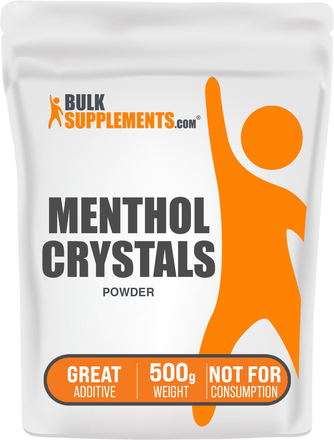 BulkSupplements Menthol Crystals Powder 500g bag