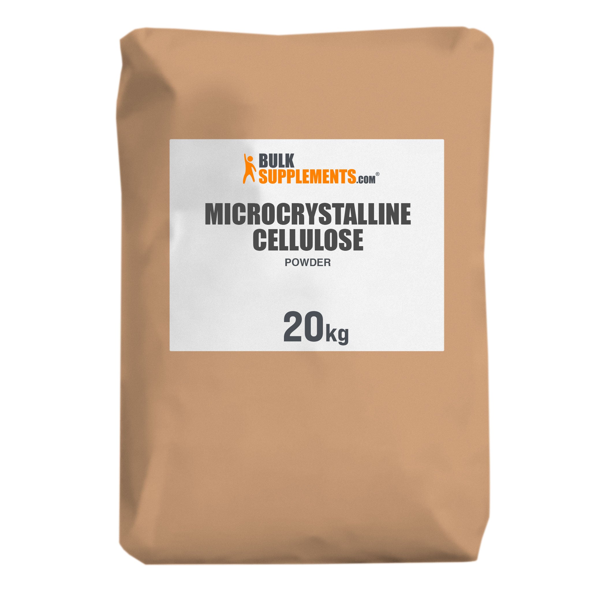 BulkSupplements Microcrystalline Cellulose MCC Powder 20kg bag