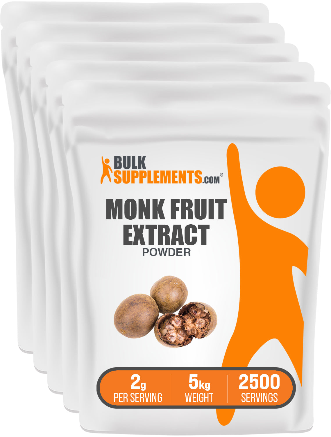 BulkSupplements.com Monk Fruit Extract Powder 5kg bag image