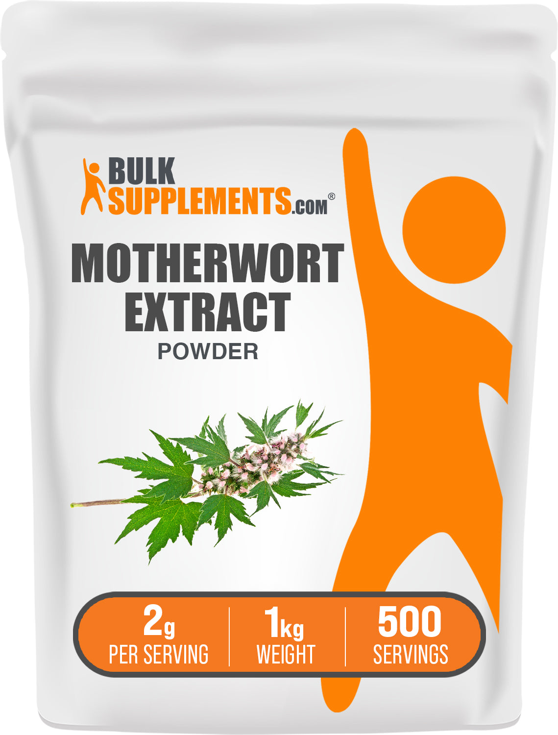BulkSupplements.com Motherwort Extract Powder 1kg bag image