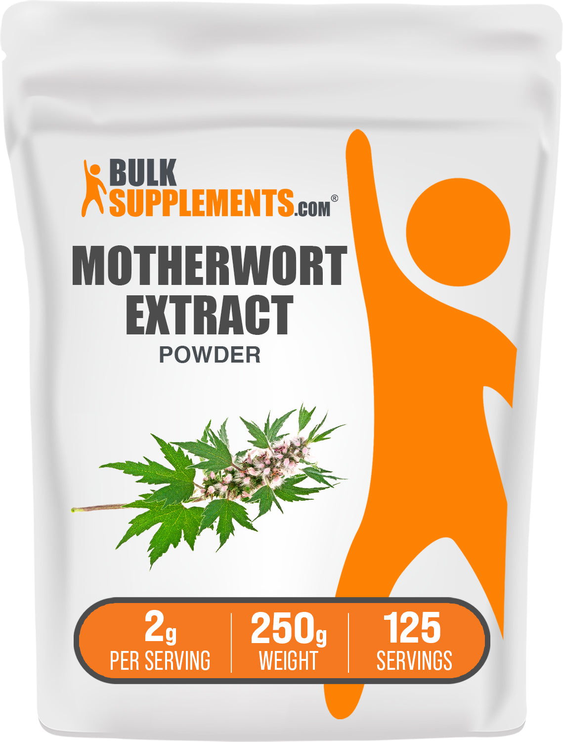 BulkSupplements.com Motherwort Extract Powder 250g bag image
