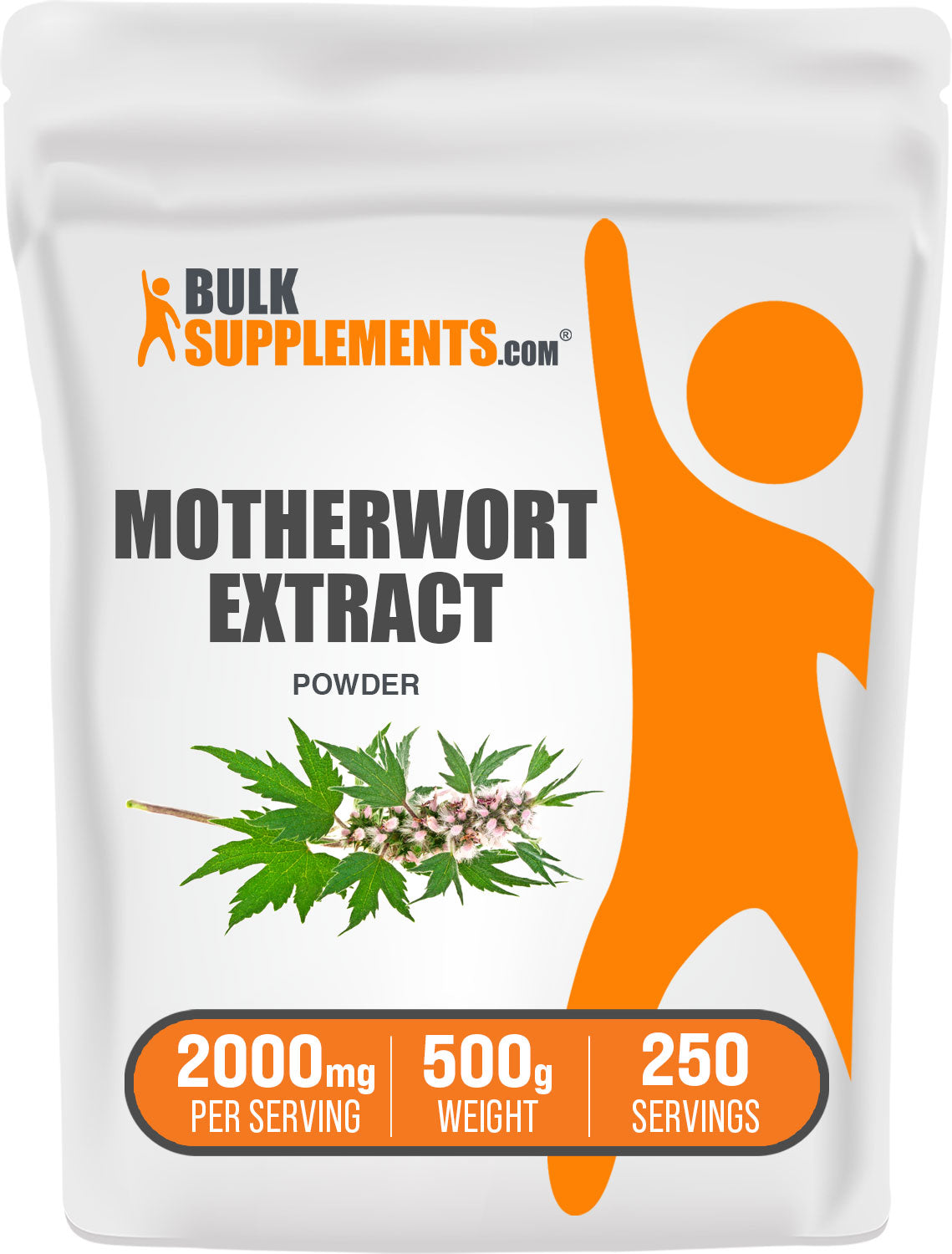 BulkSupplements.com Motherwort Extract Powder 500g Bag