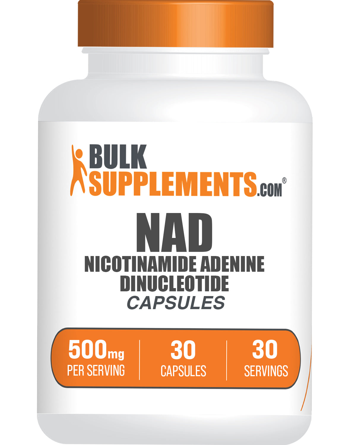BulkSupplements.com NAD 30 capsules bottle image