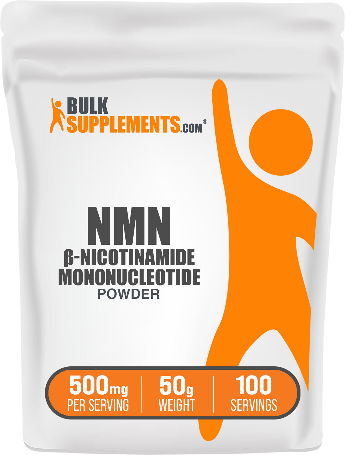 BulkSupplements.com NMN Powder 50g bag image