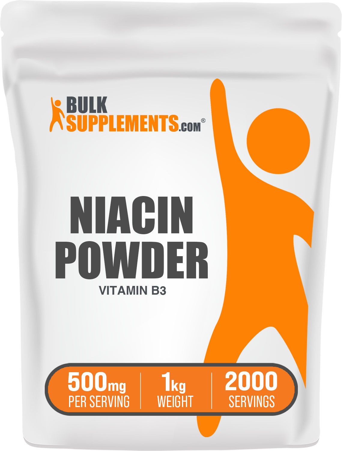 BulkSupplements Niacin Powder Vitamin B3 1kg bag