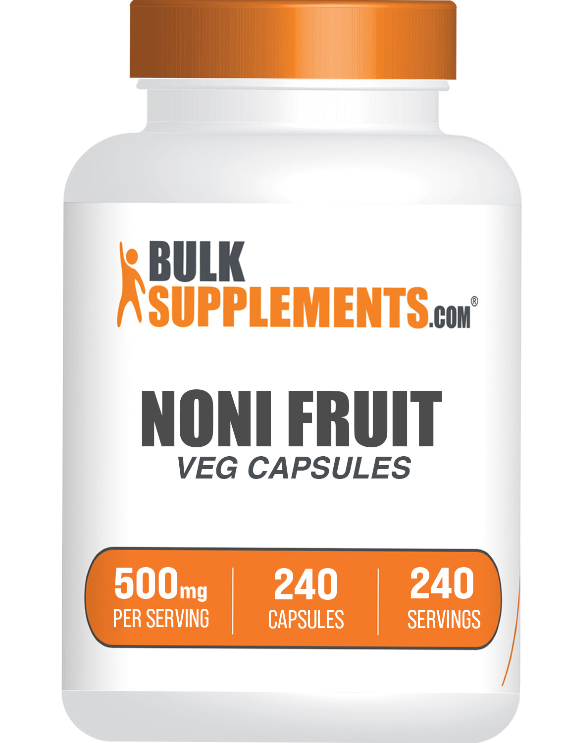 BulkSupplements.com Noni Fruit Extract 240 Capsules bottle image