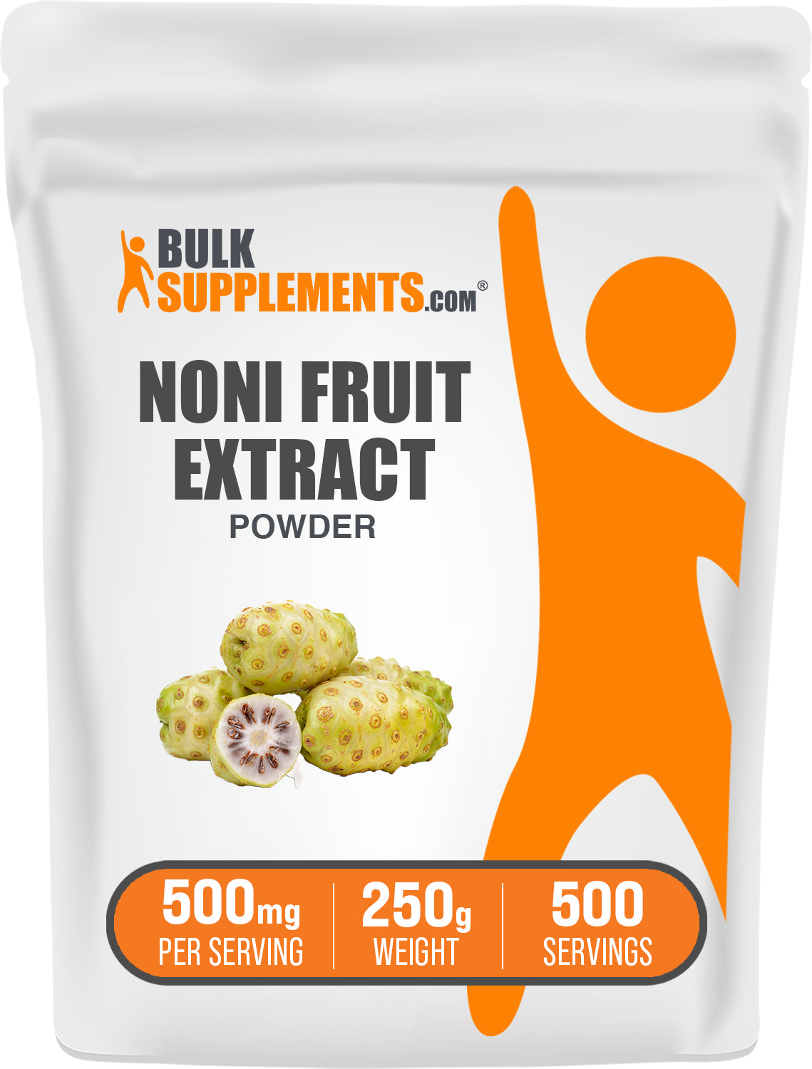 BulkSupplements.com Noni Fruit Extract Powder 250g bag image