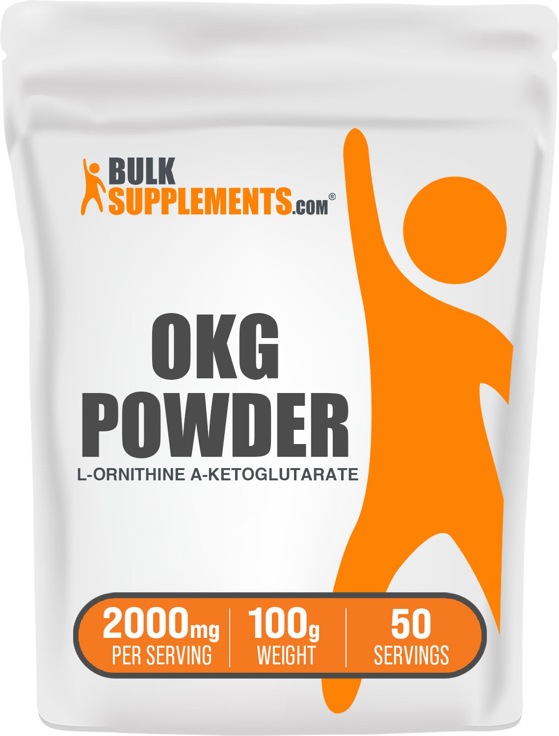 BulkSupplements OKG Powder L-Ornithine a-ketoglutarate 100g