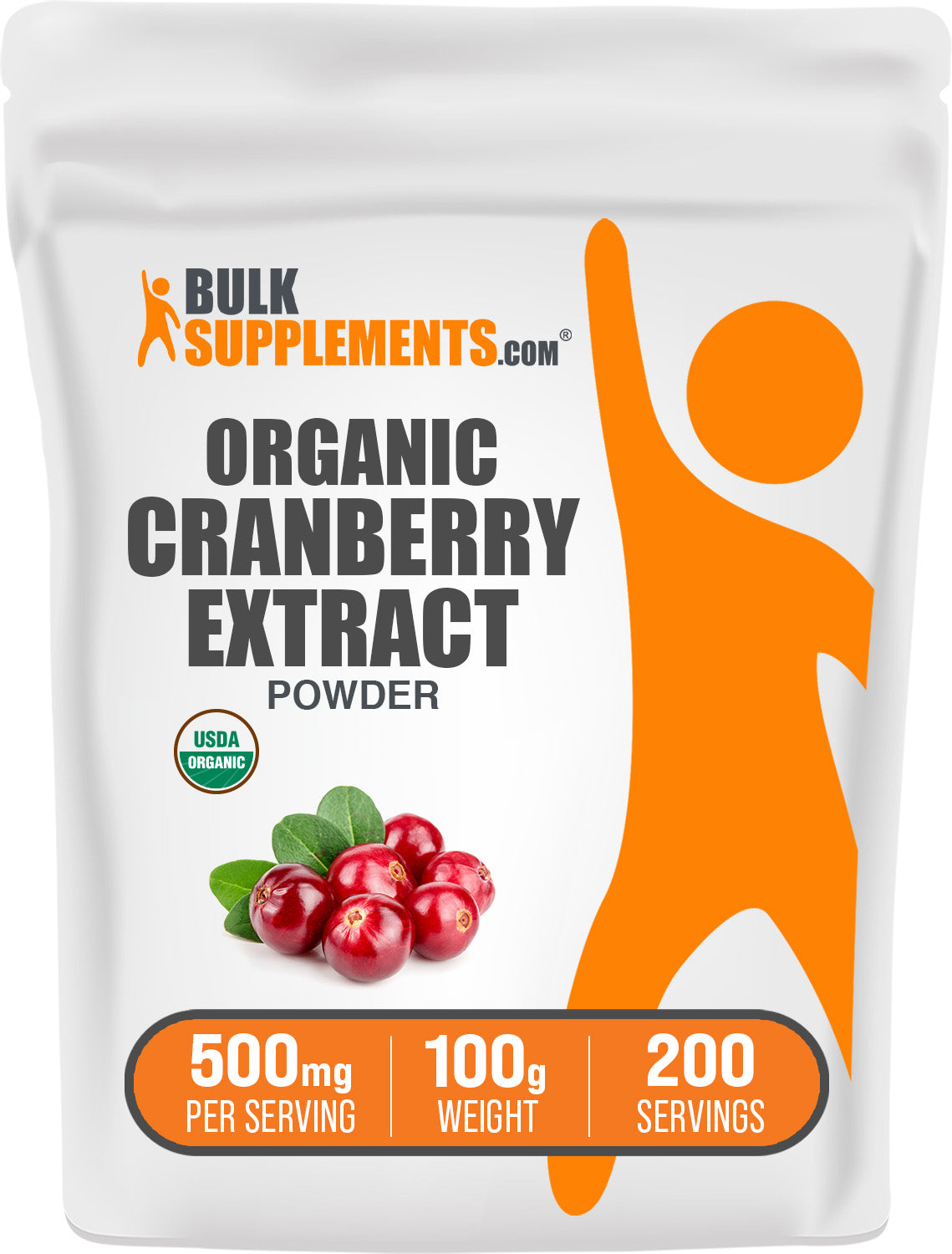 Organic Cranberry Extract powder 500g bag image