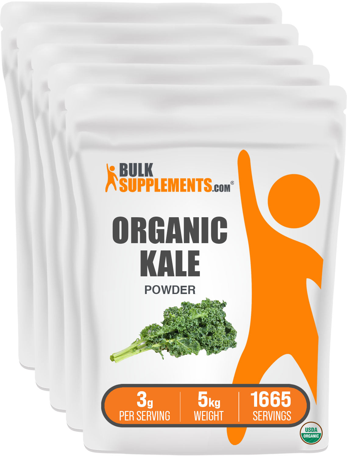 BulkSupplements Organic Kale Powder 5kg Bags