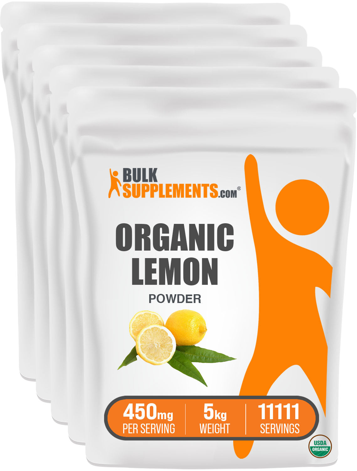 BulkSupplements Organic Lemon Powder 5kg Bags