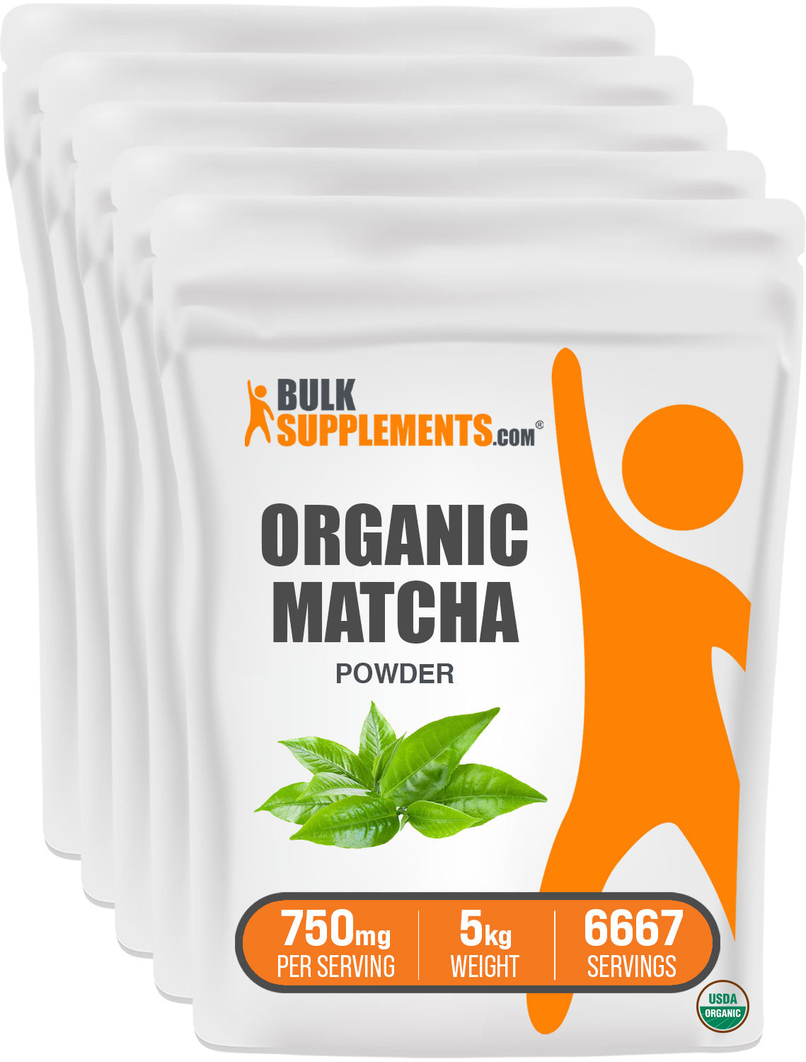 BulkSupplements Organic Matcha Powder 5kg Bags