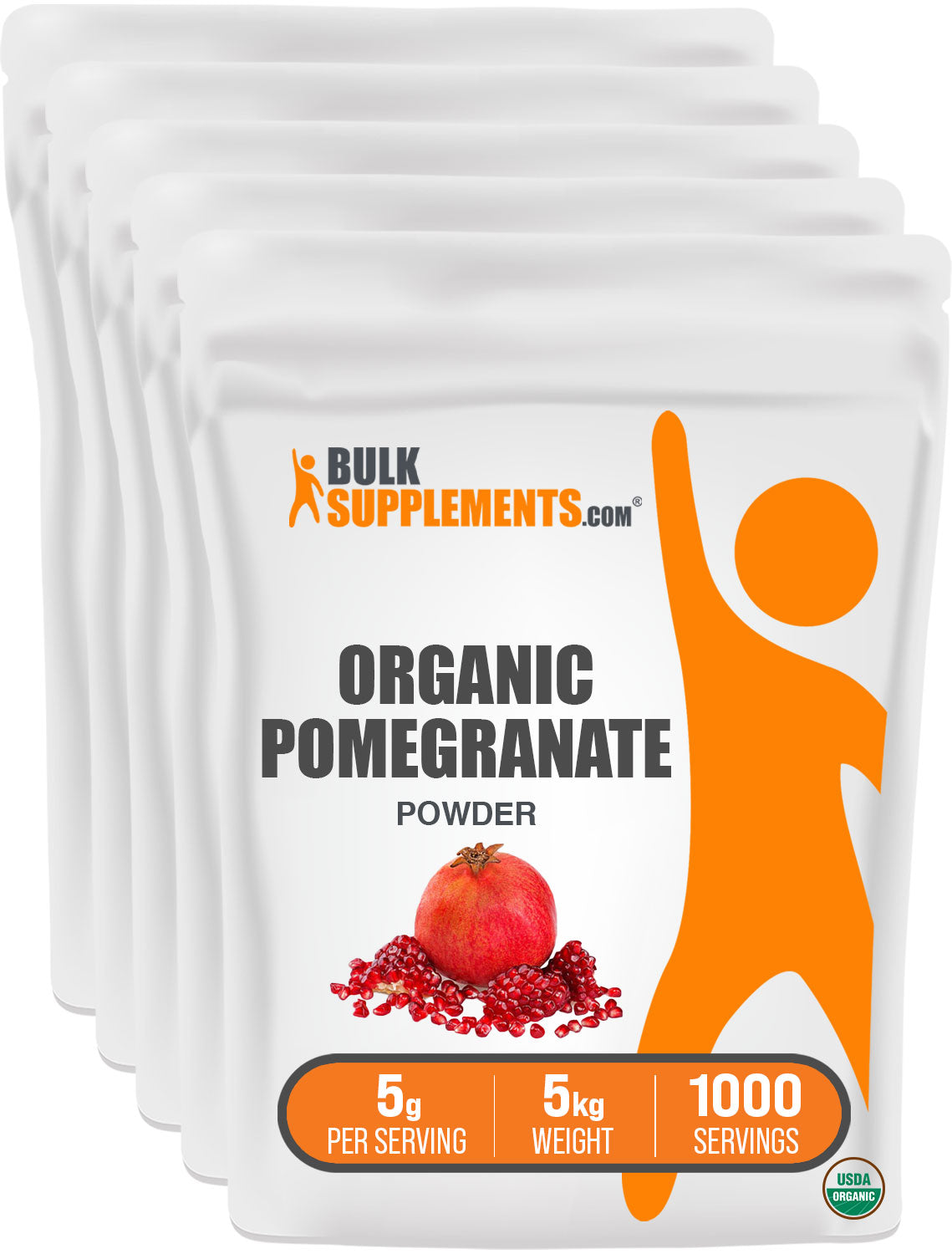 BulkSupplements.com Organic Pomegranate Powder 5KG Bag