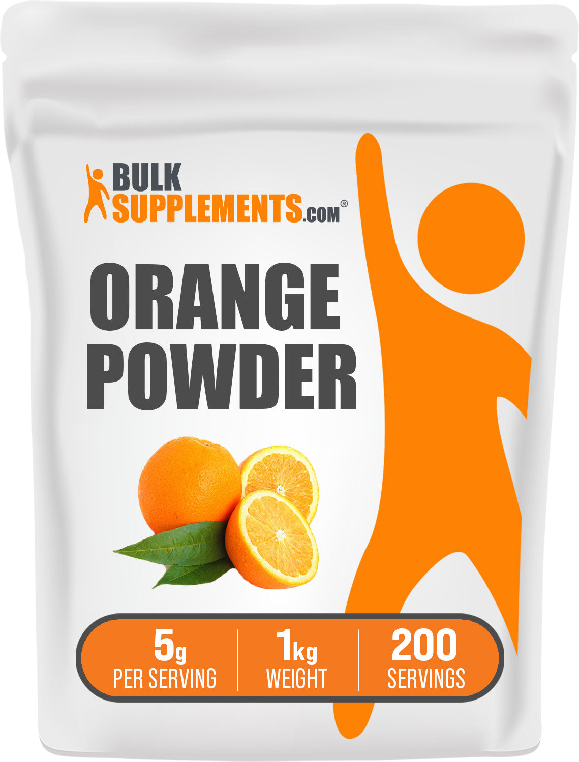 BulkSupplements Orange Powder 1kg bag