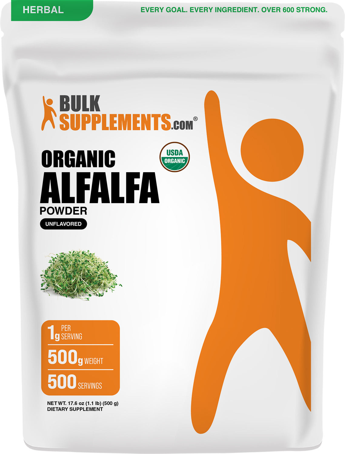 Organic Alfalfa Powder 500g Main Image