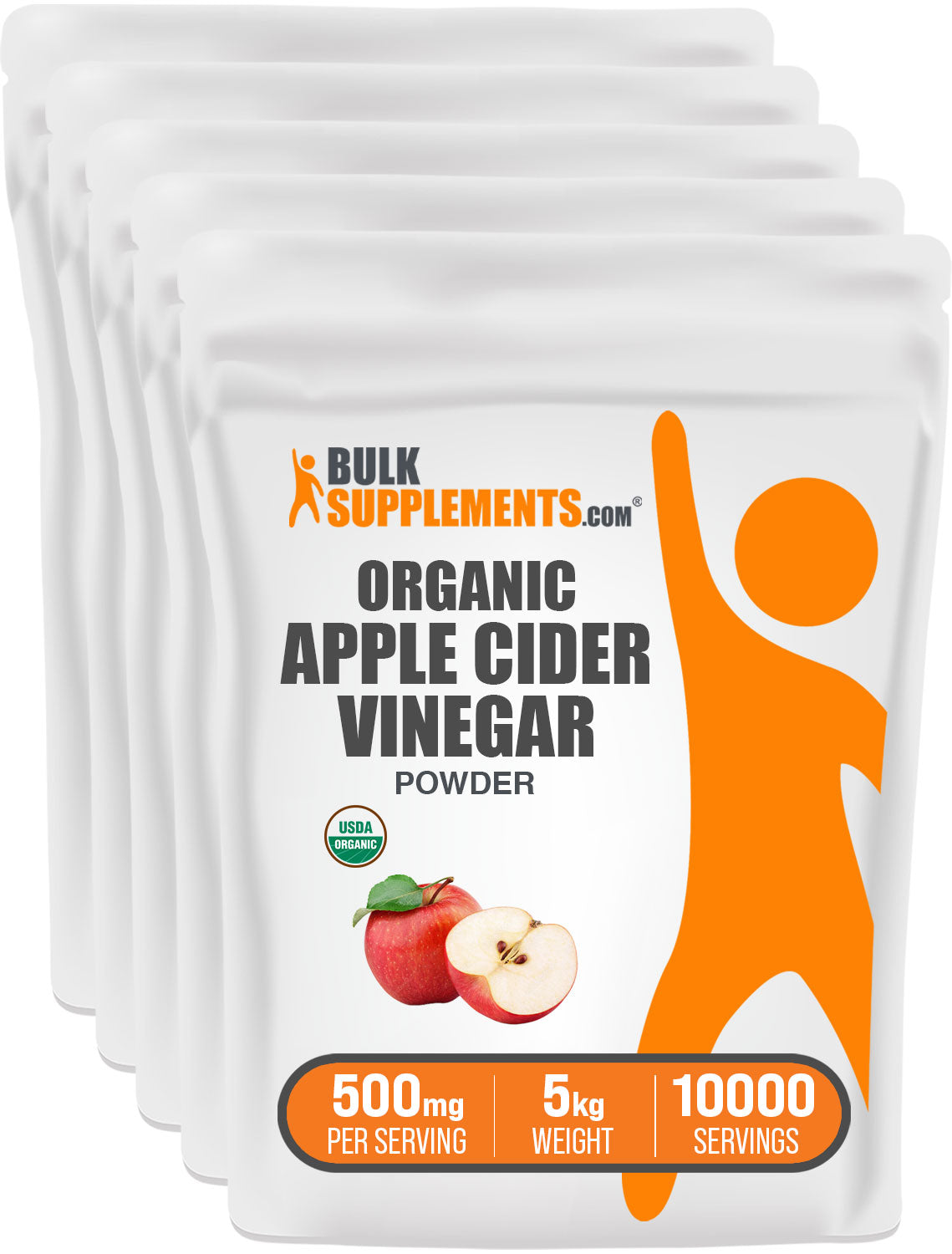 BulkSupplements.com Organic Apple Cider Vinegar Powder 5kg bag image