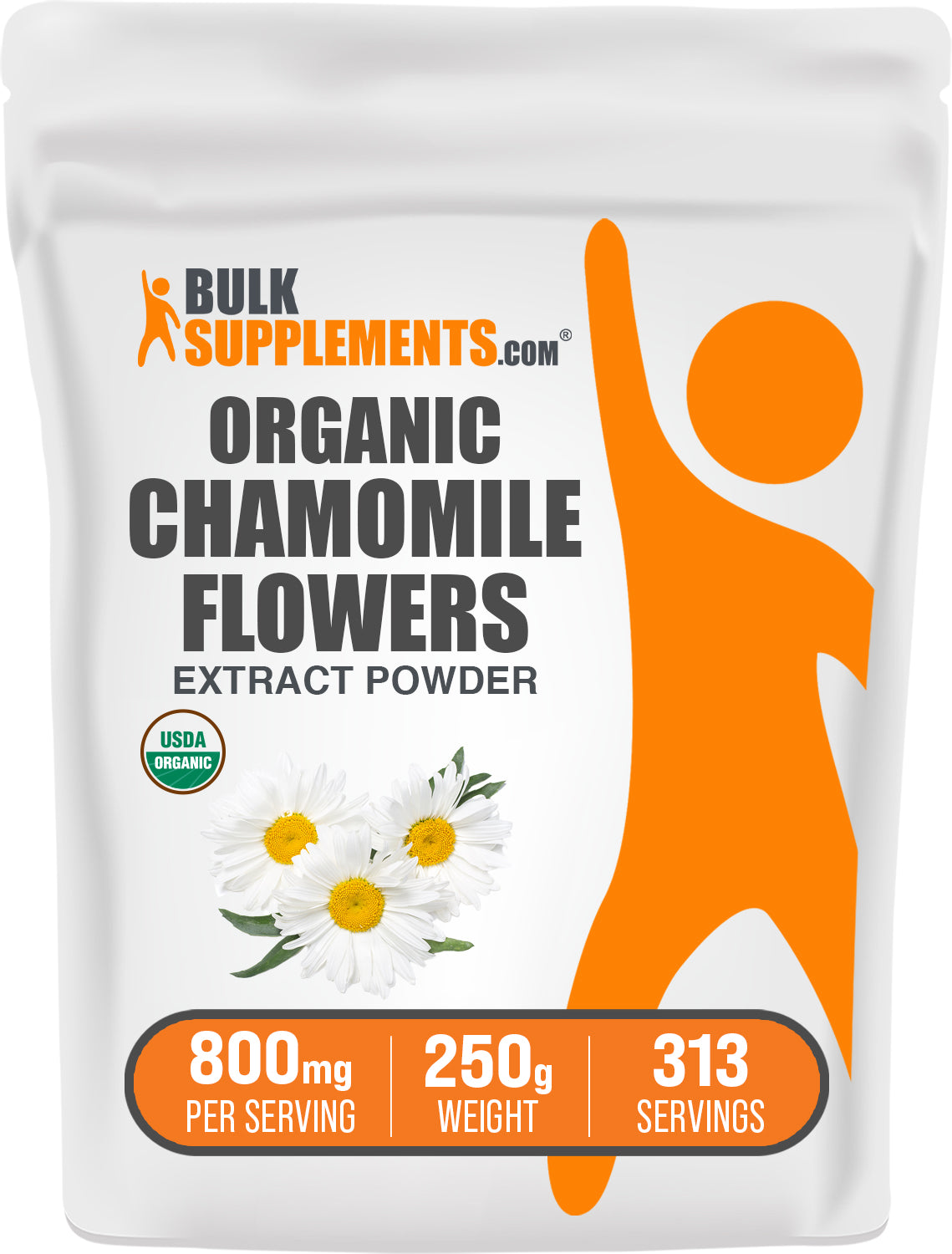 BulkSupplements.com Chamomile Extract Powder 250g bag image