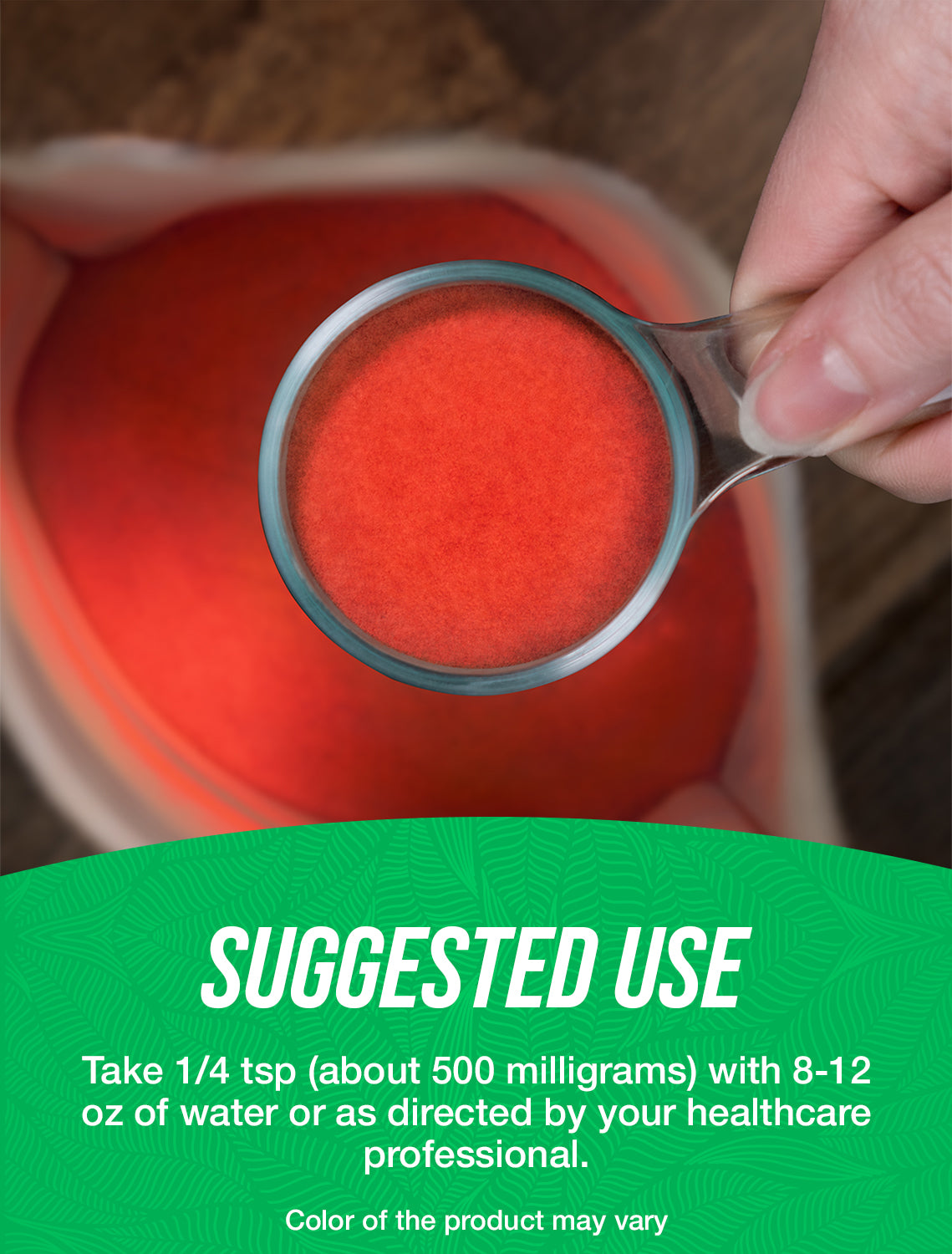 Organic raspberry extract powder suggested use image