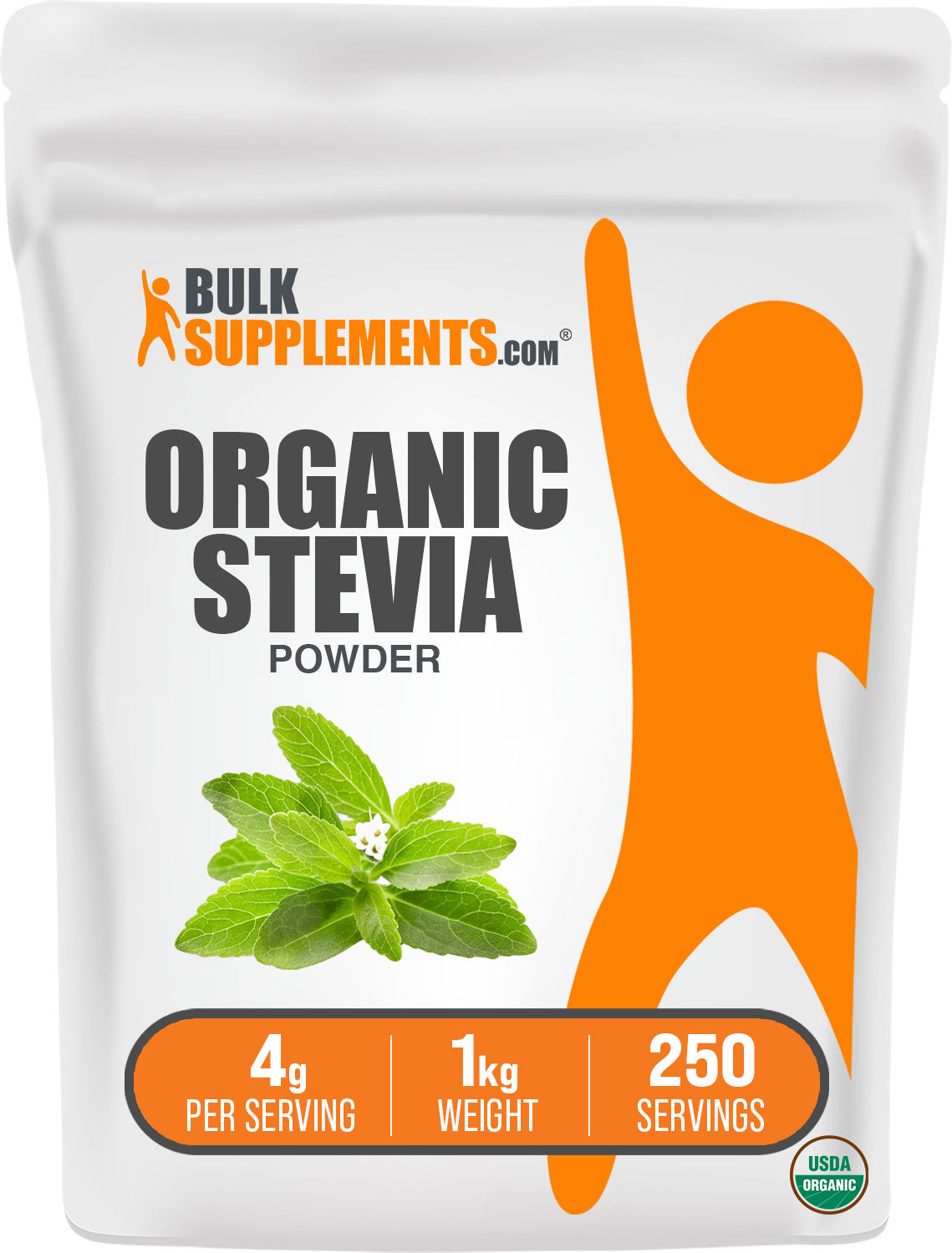 BulkSupplements.com Organic Stevia Powder 1KG