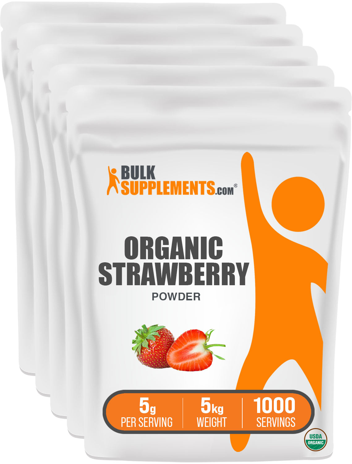 BulkSupplements.com Organic Strawberry Powder 5kg