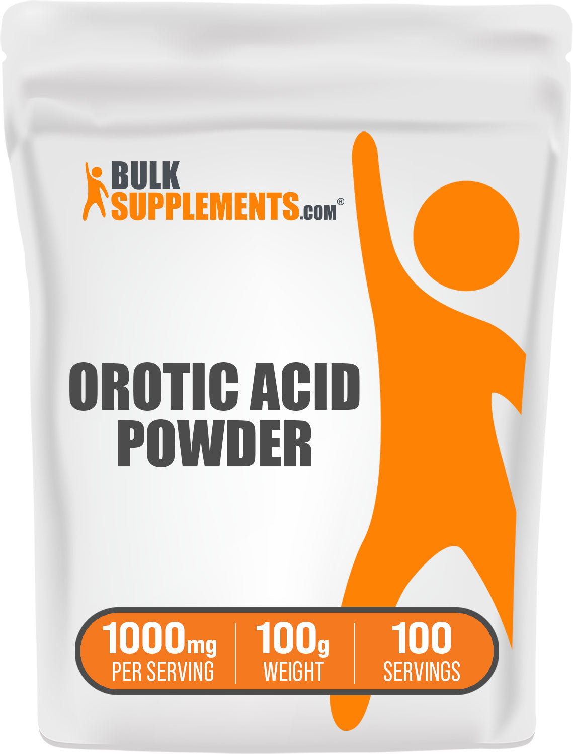 BulkSupplements Orotic Acid Powder 100g bag