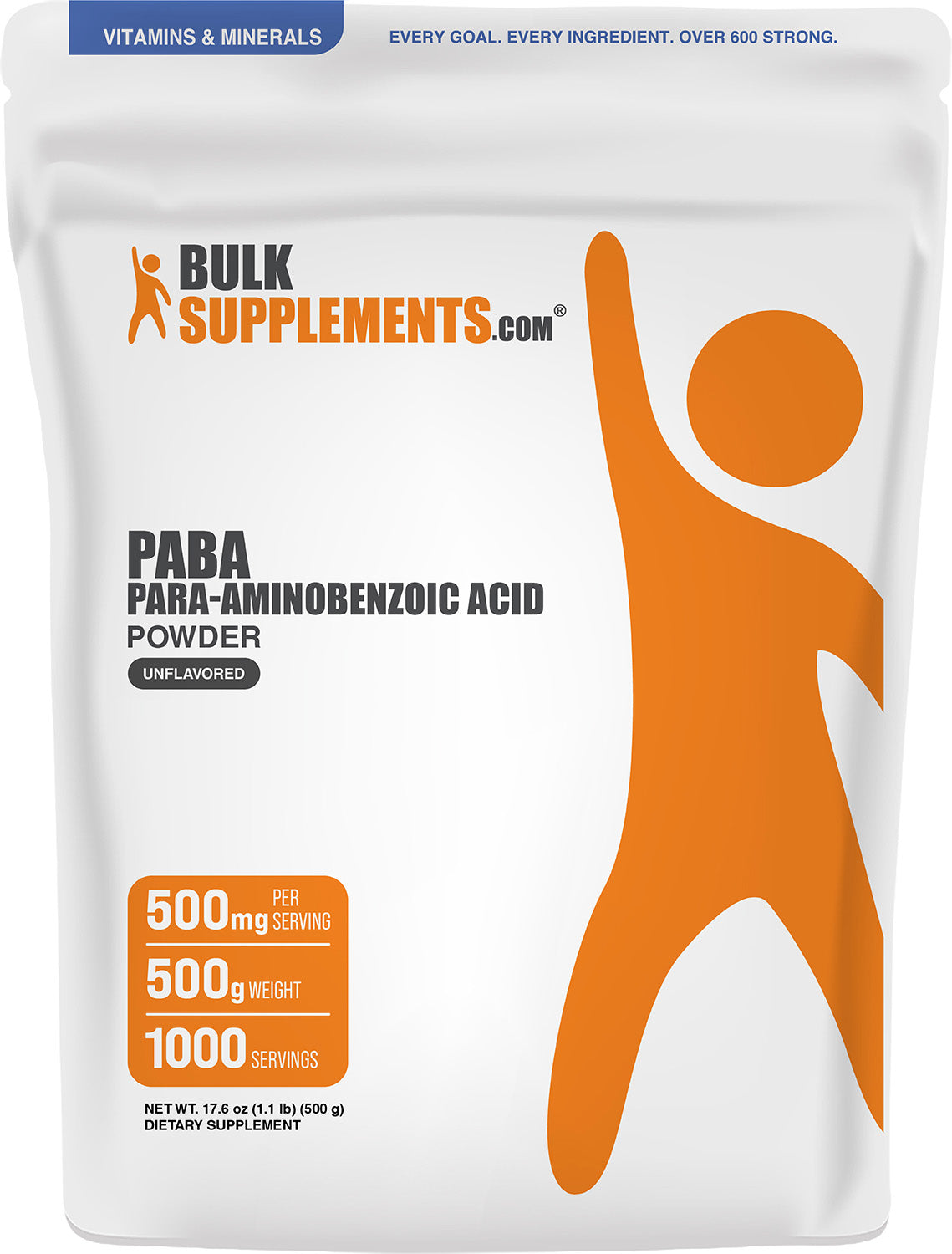 PABA Powder 500g Bag