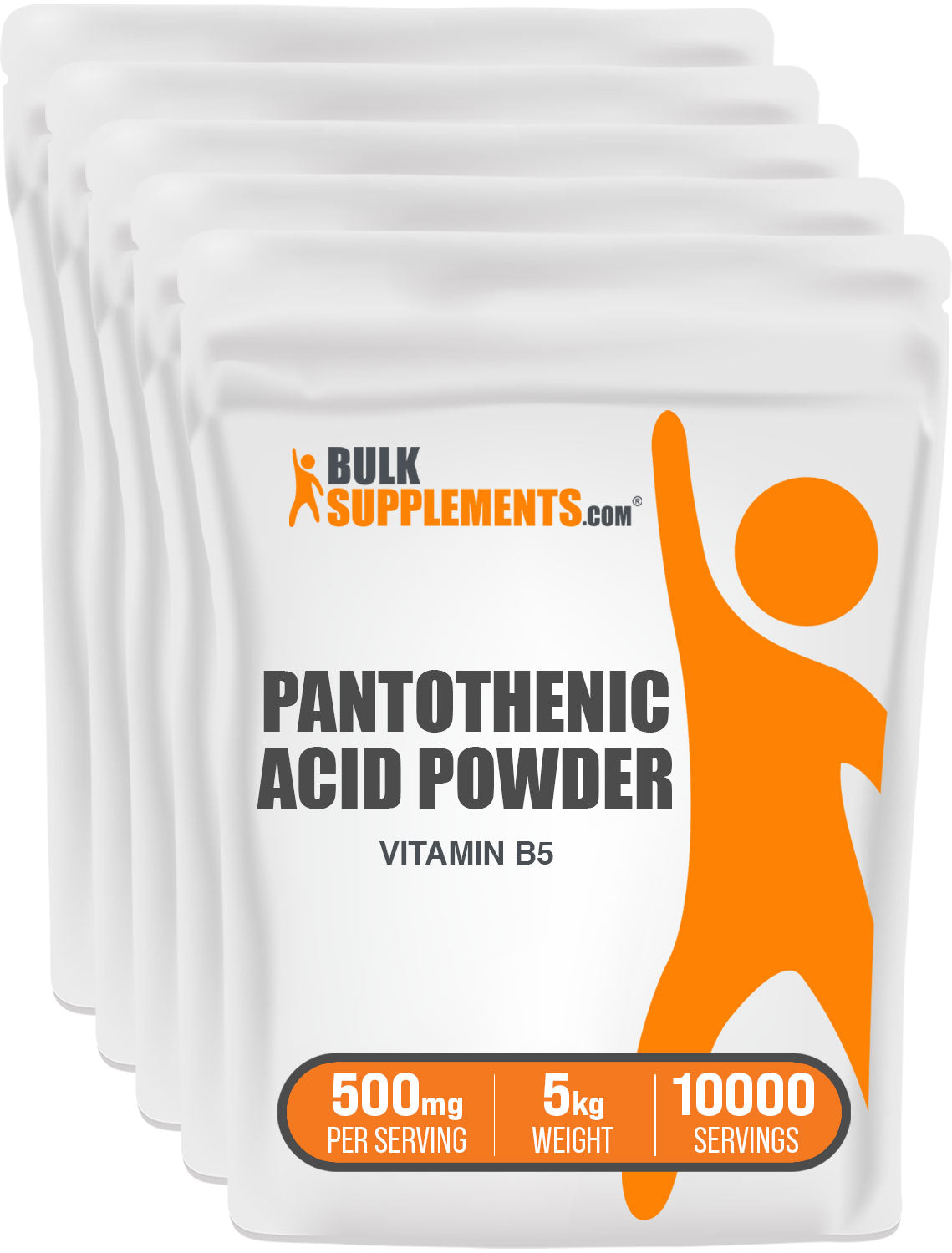BulkSupplements Pantothenic Acid Powder Vitamin B5 5kg bag