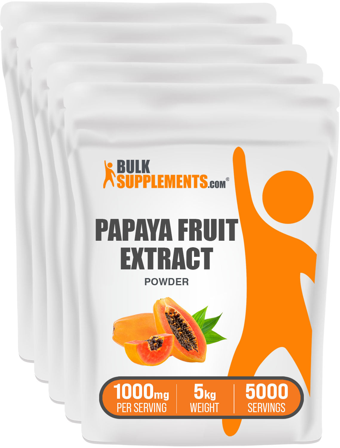 BulkSupplements Papaya Fruit Extract Powder 5kg Bag