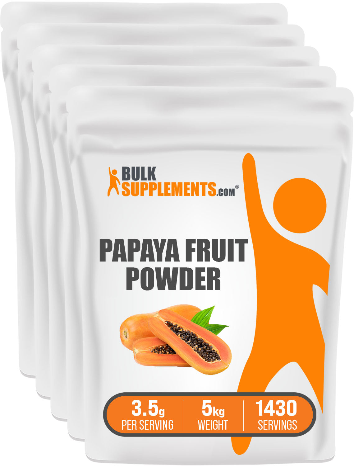 BulkSupplements Papaya Fruit Powder 5kg bags