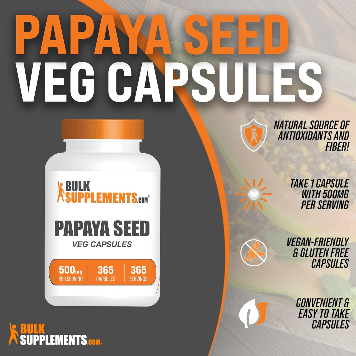 Papaya Seed Capsules