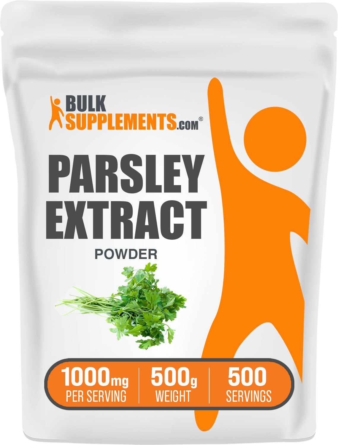 BulkSupplements.com Parsley Extract Powder 500g Bag 