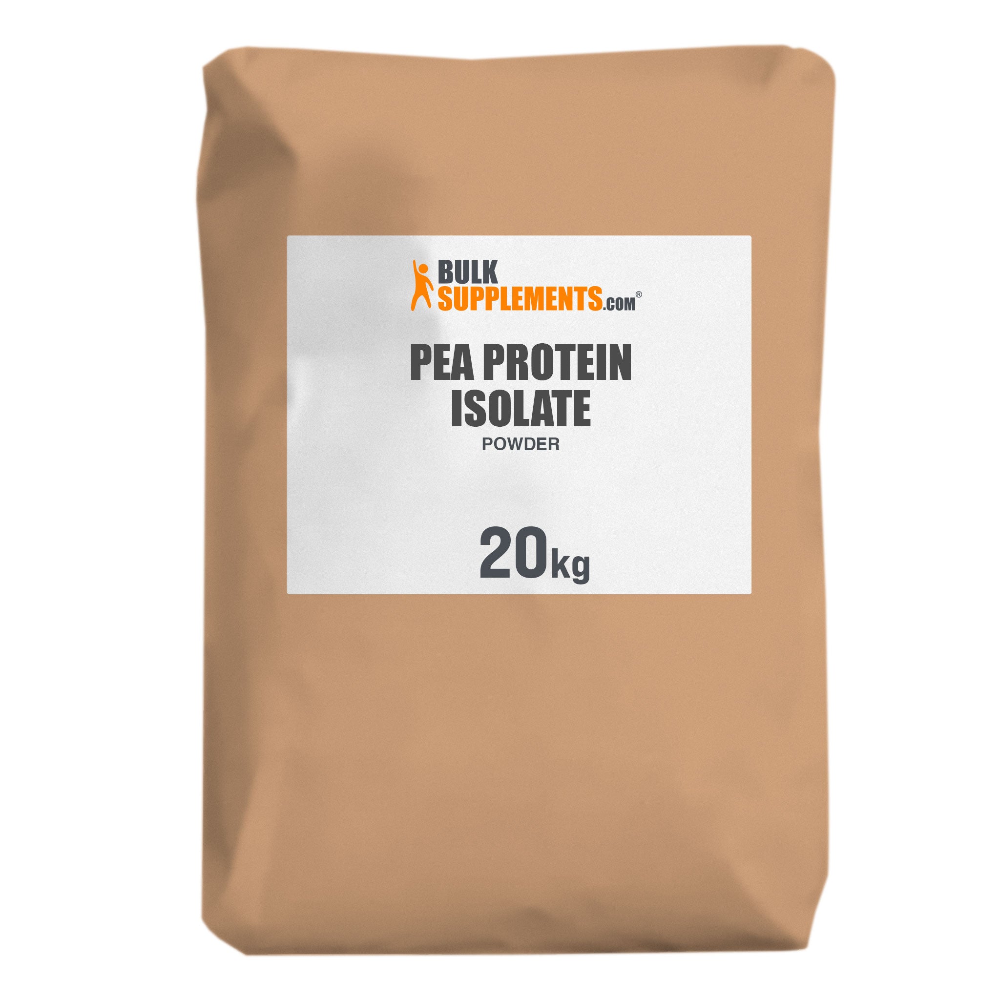 BulkSupplements Pea Protein Isolate Powder 20kg bag