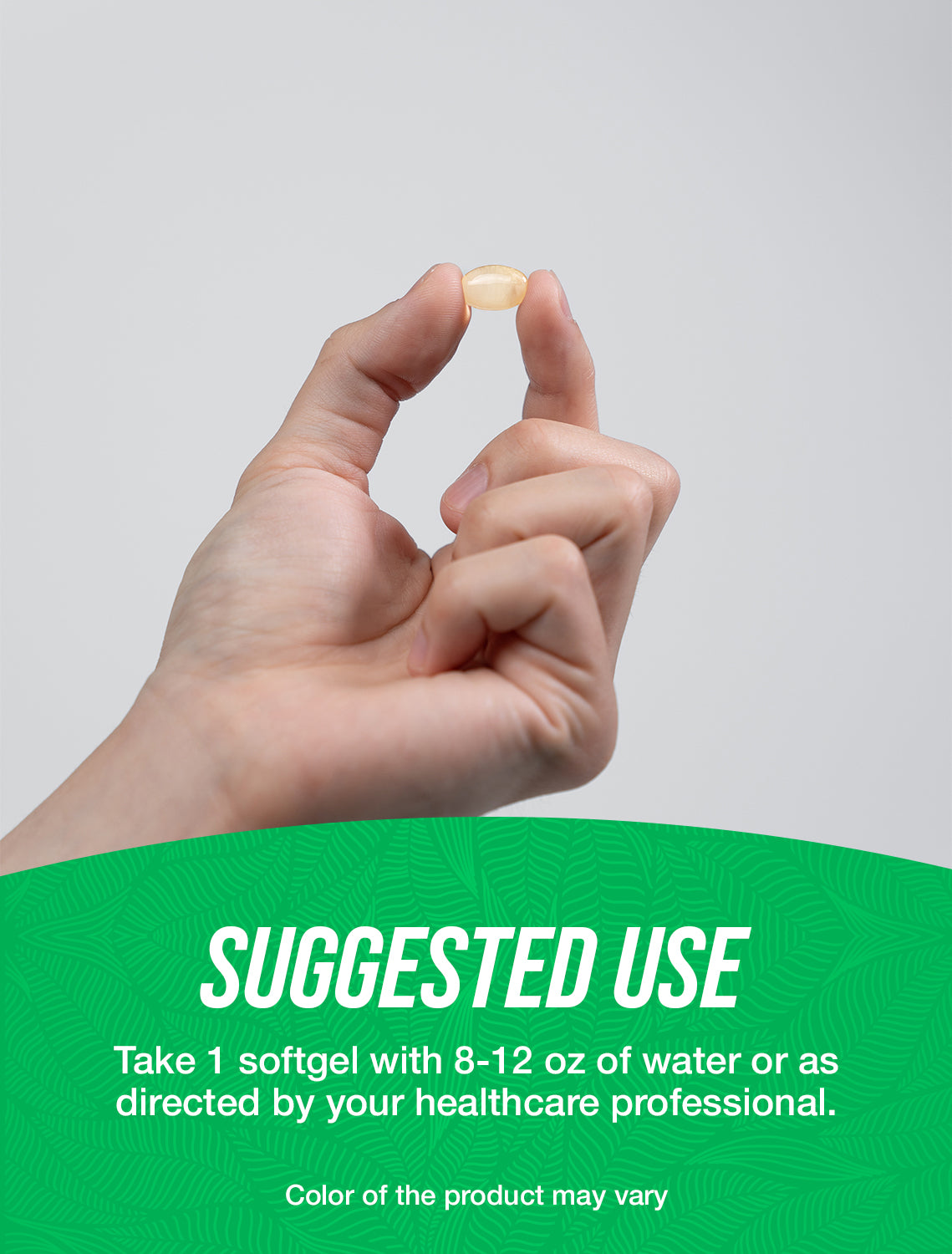 Peppermint Oil softgels suggested use image