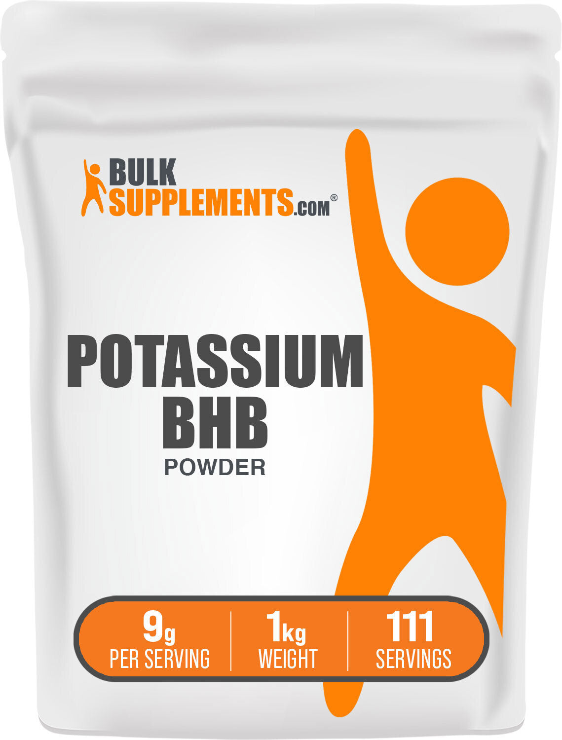 BulkSupplements.com Potassium BHB Powder 1kg bag image