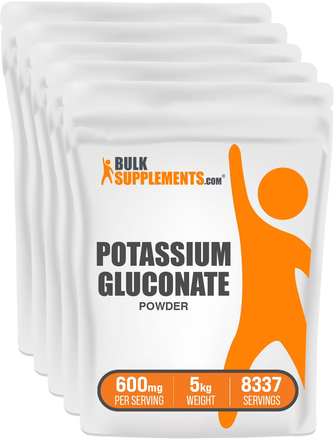 BulkSupplements.com Potassium Gluconate Powder 5kg
