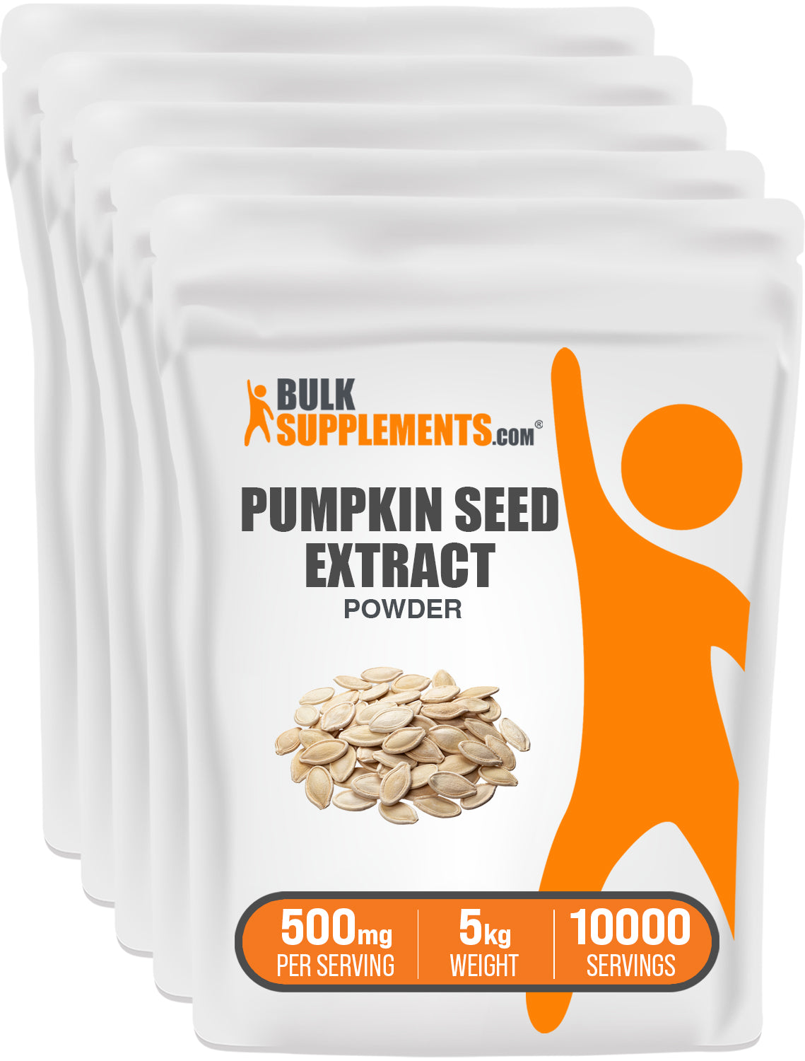 BulkSupplements.com Pumpkin Seed Extract Powder 5kg bag image