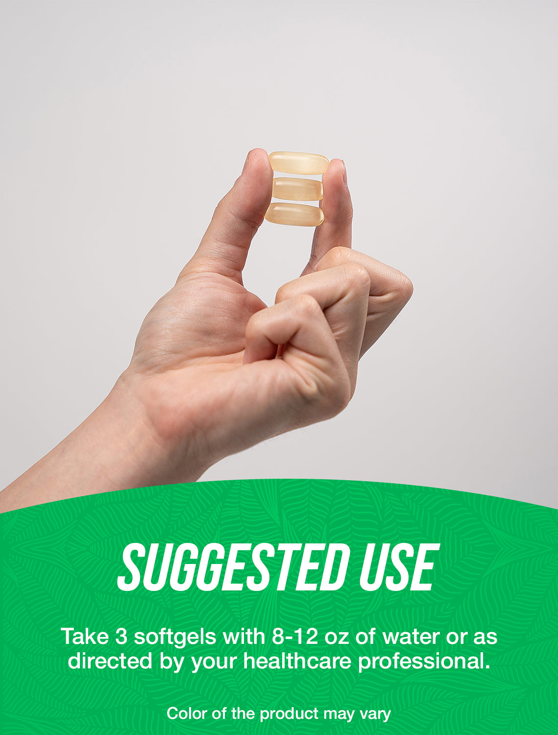 Pumpkin seed oil with saw palmetto softgels suggested use image