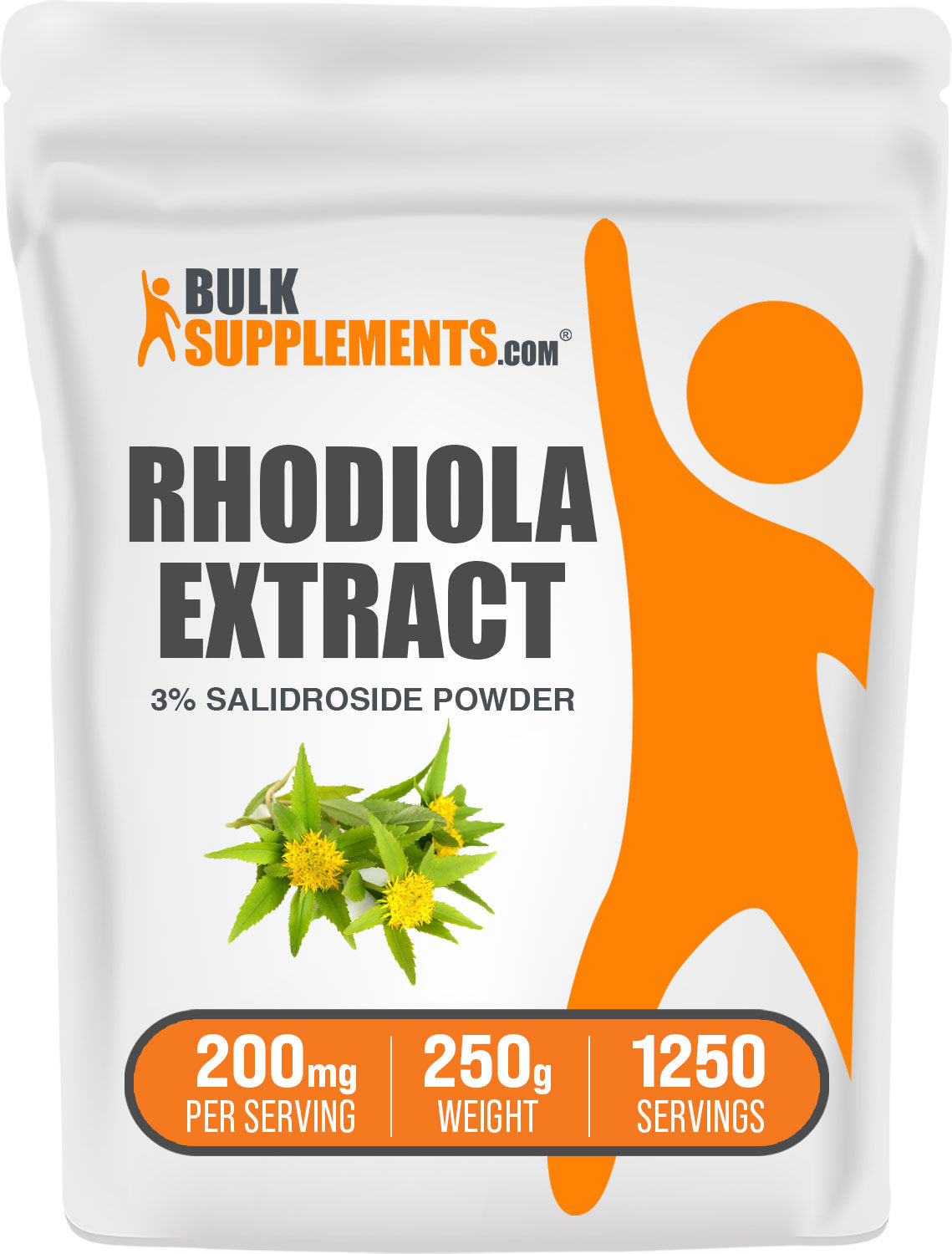 BulkSupplements Rhodiola Extract 3% Salidroside Powder 250g