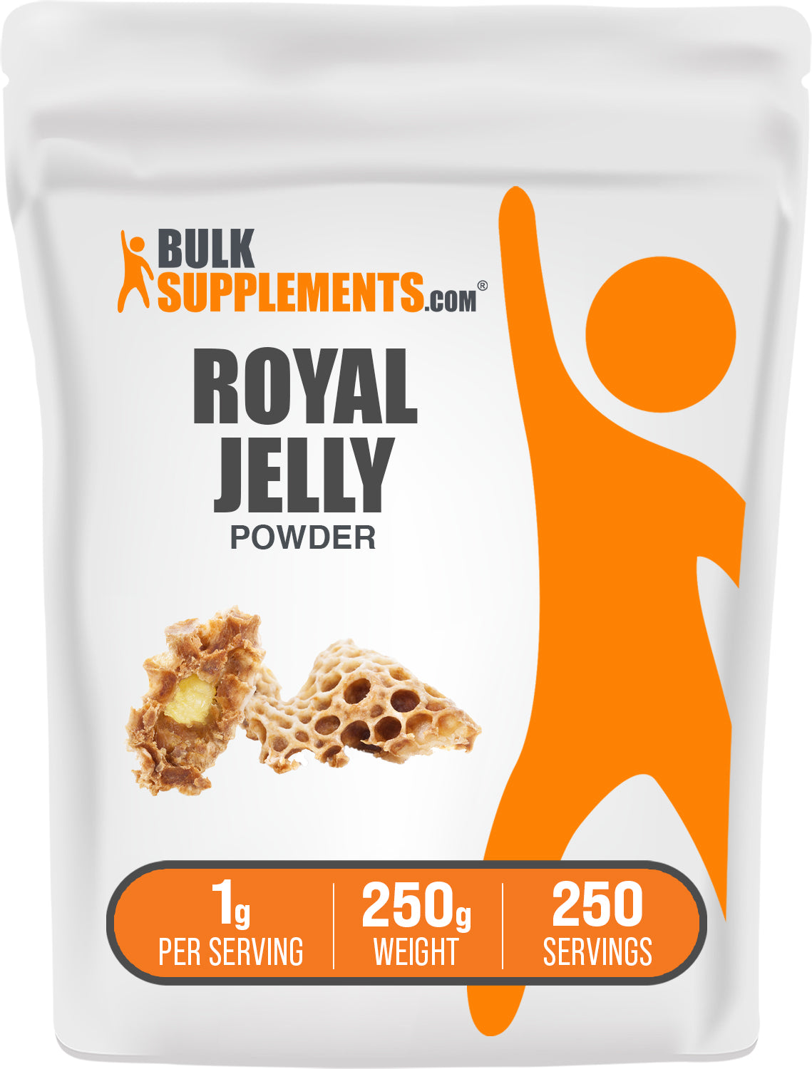 BulkSupplements.com Royal Jelly Powder 250g bag image