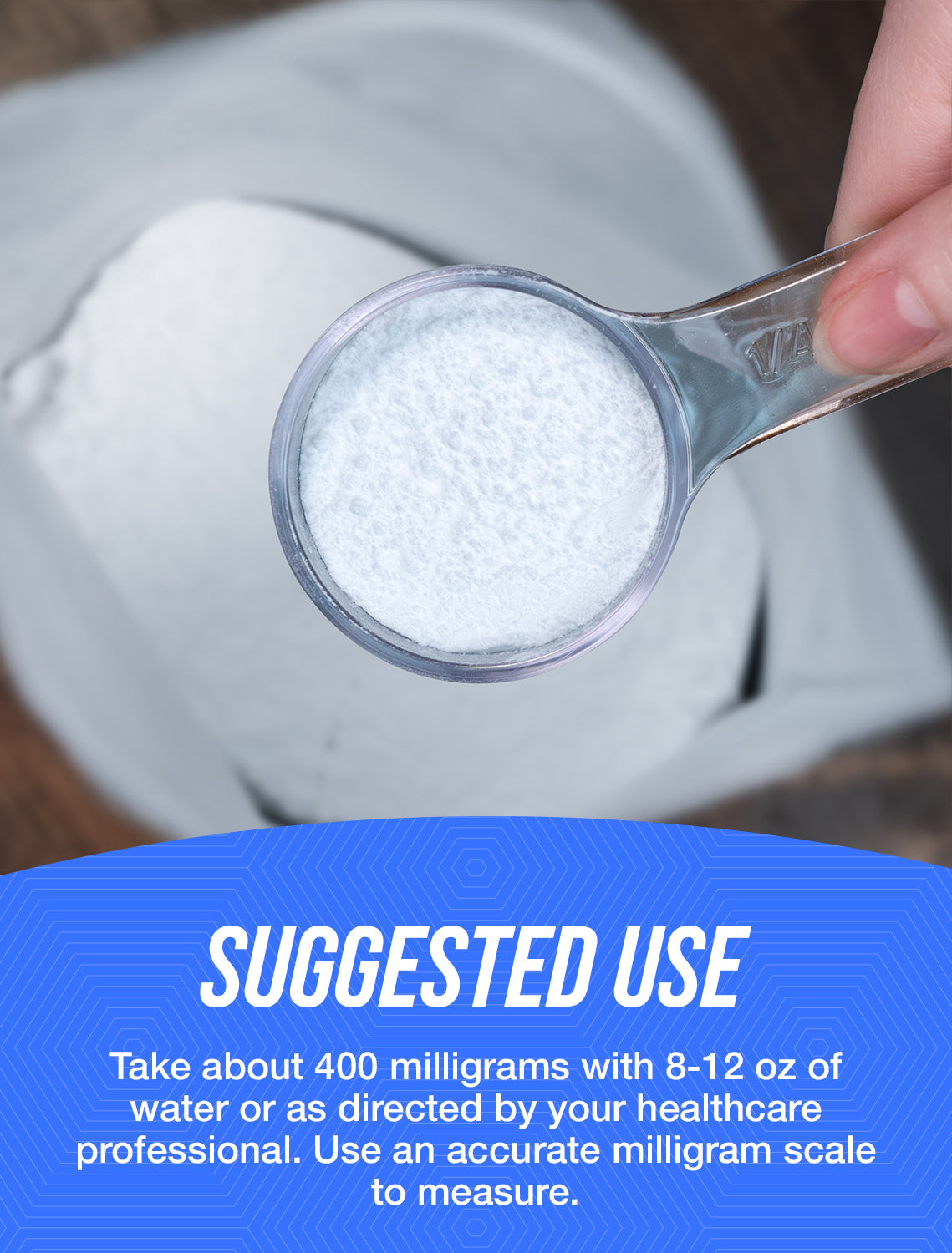 SAMe powder suggested use image