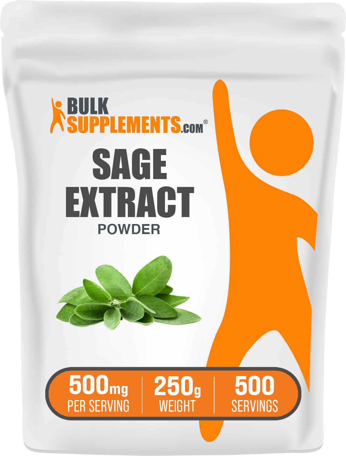 BulkSupplements.com Sage Extract Powder 250g bag image