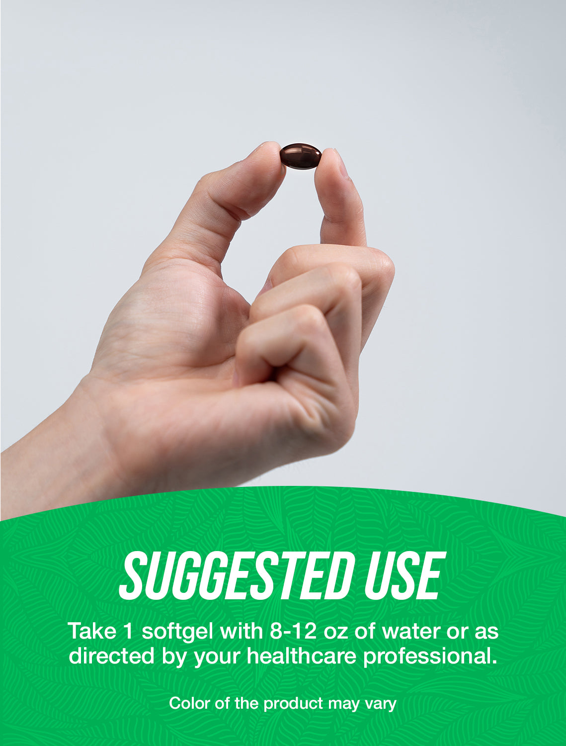 Saw palmetto softgels suggested use image