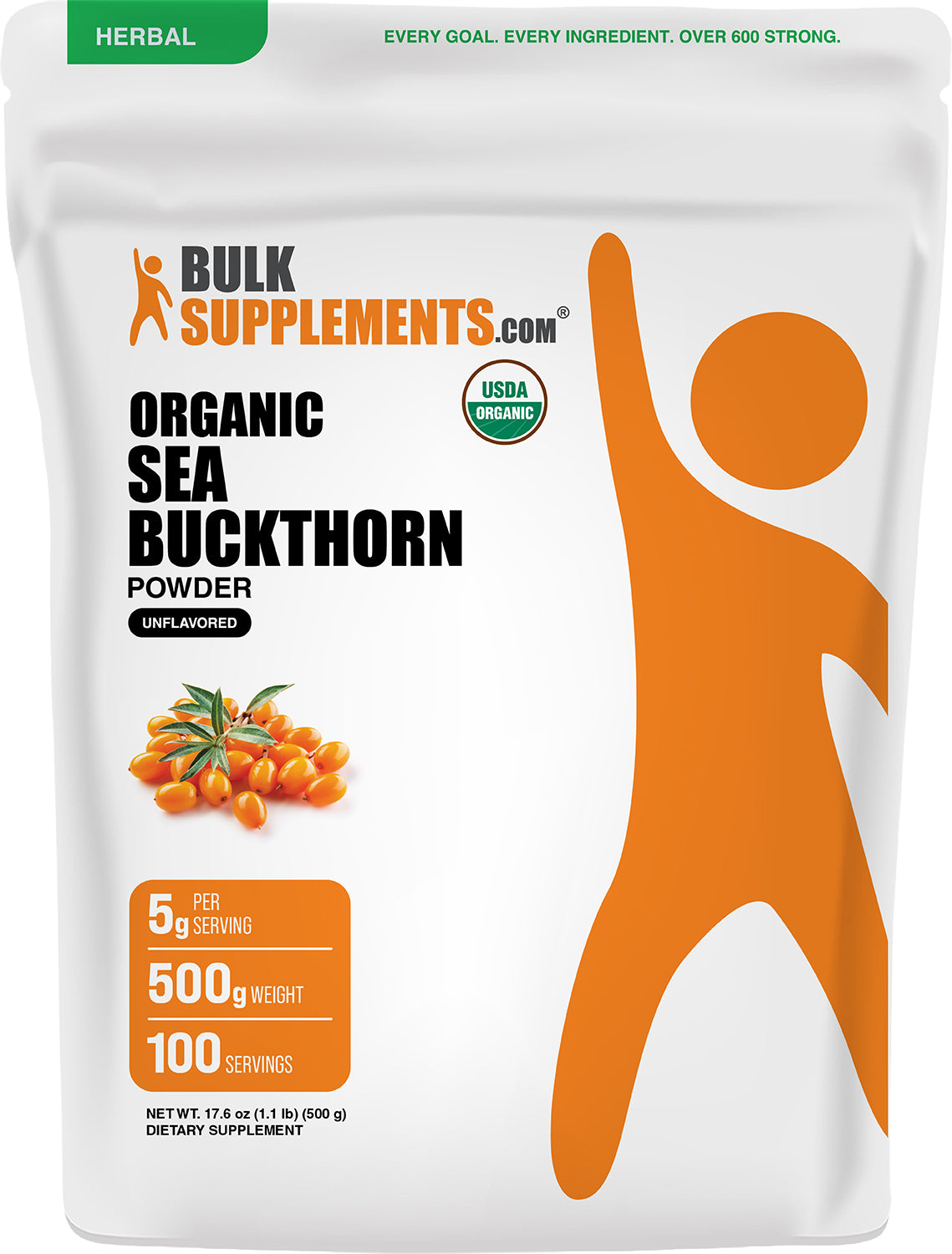 Sea Buckthorn Powder 500g Main Image