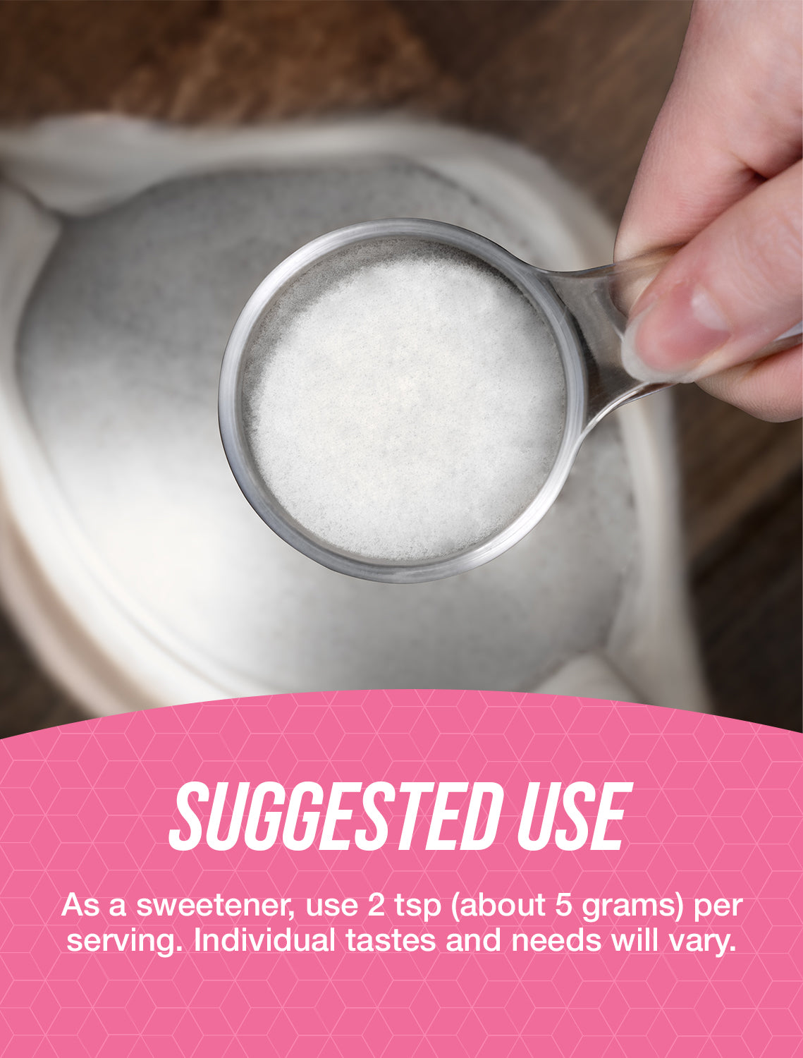 Trehalose powder suggested use image