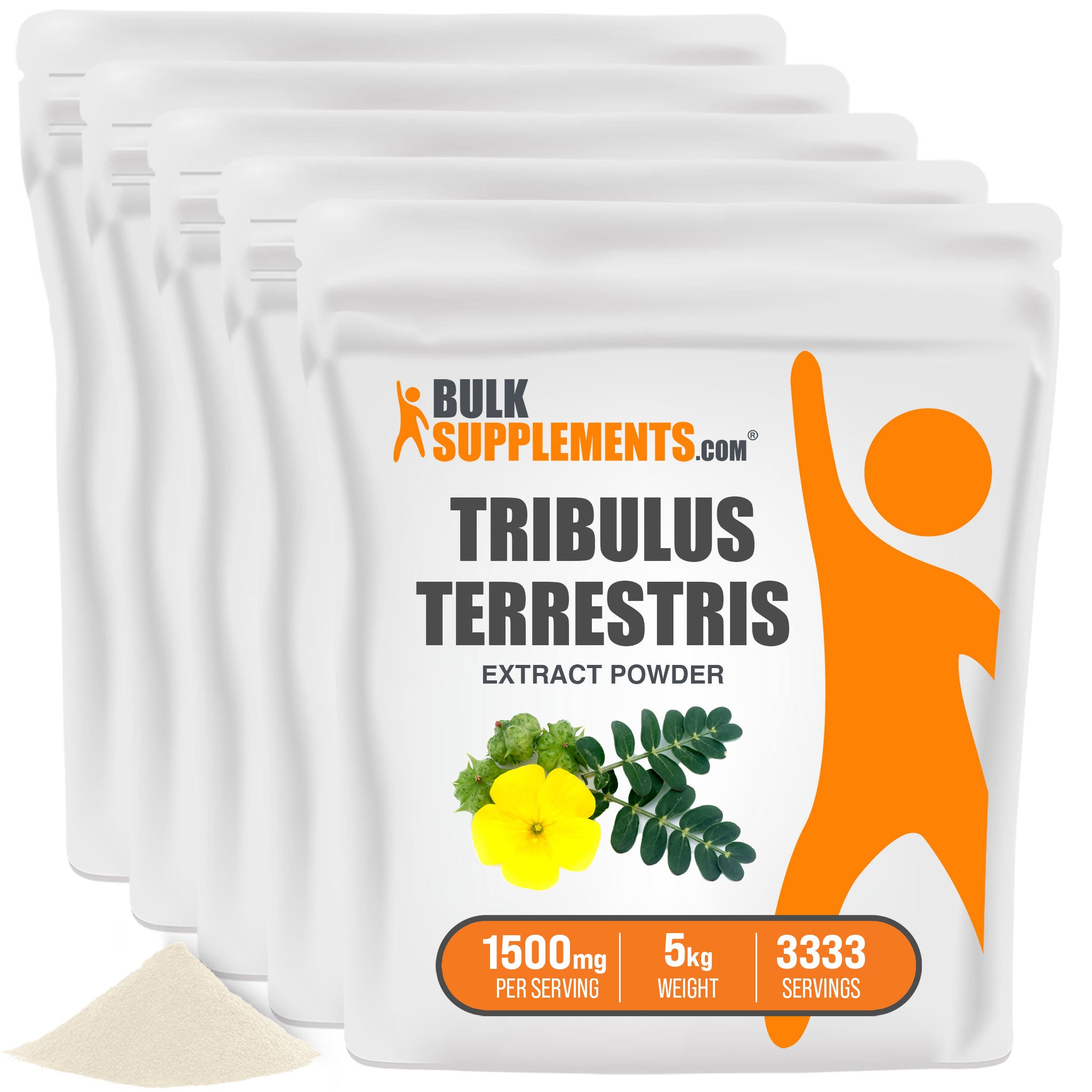 BulkSupplements Tribulus Terrestris Extract Powder 5kg bag
