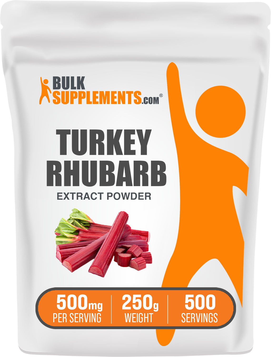 BulkSupplements Turkey Rhubarb Extract Powder 250g bag