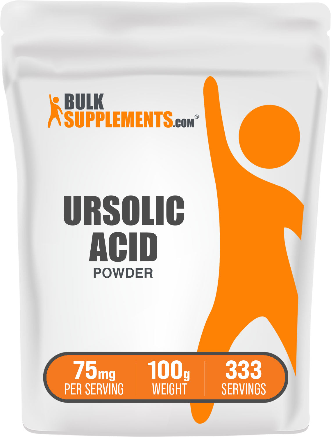 BulkSupplements.com Ursolic Acid Powder 100g bag image