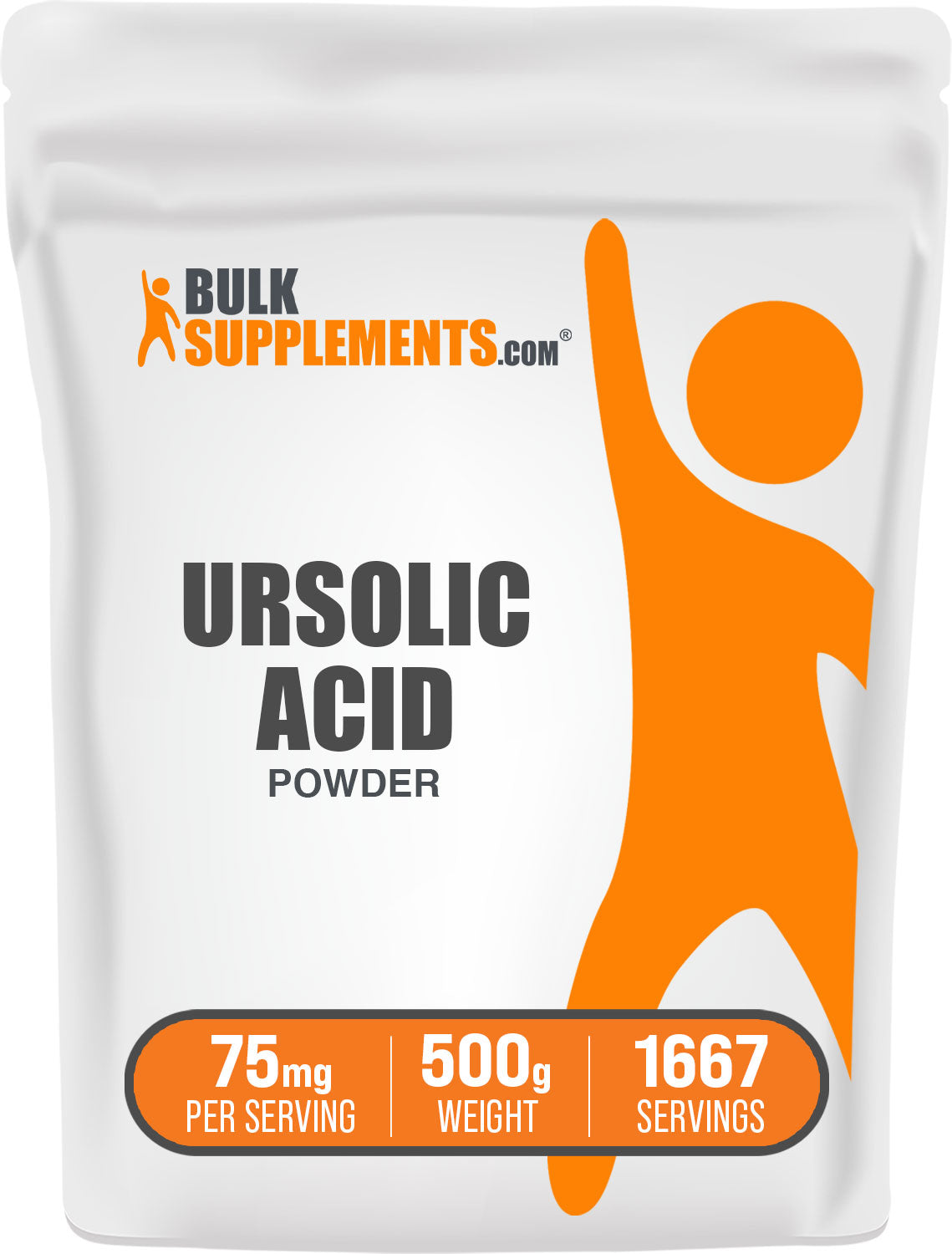 BulkSupplements.com Ursolic Acid Powder 500g bag image